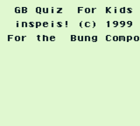 GB Quiz For Kids