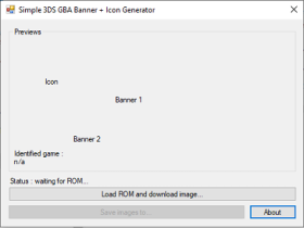 Simple 3DS GBA Banner - Icon generator