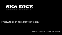 SK8 DICE for PSP