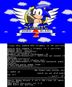 Sonic Robo Blast 2 3DS - GameBrew
