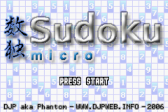 Sudoku Micro