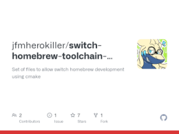 Switch homebrew toolchain cmake