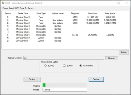 SXOS Hidden Emunand Backup Tool