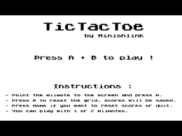 TicTacToe by Minishlink
