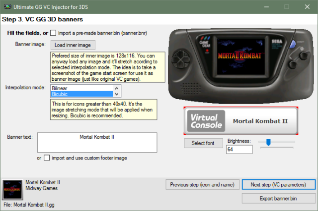 Release] Ultimate GG (Game Gear) VC Injector for 3DS, Page 2