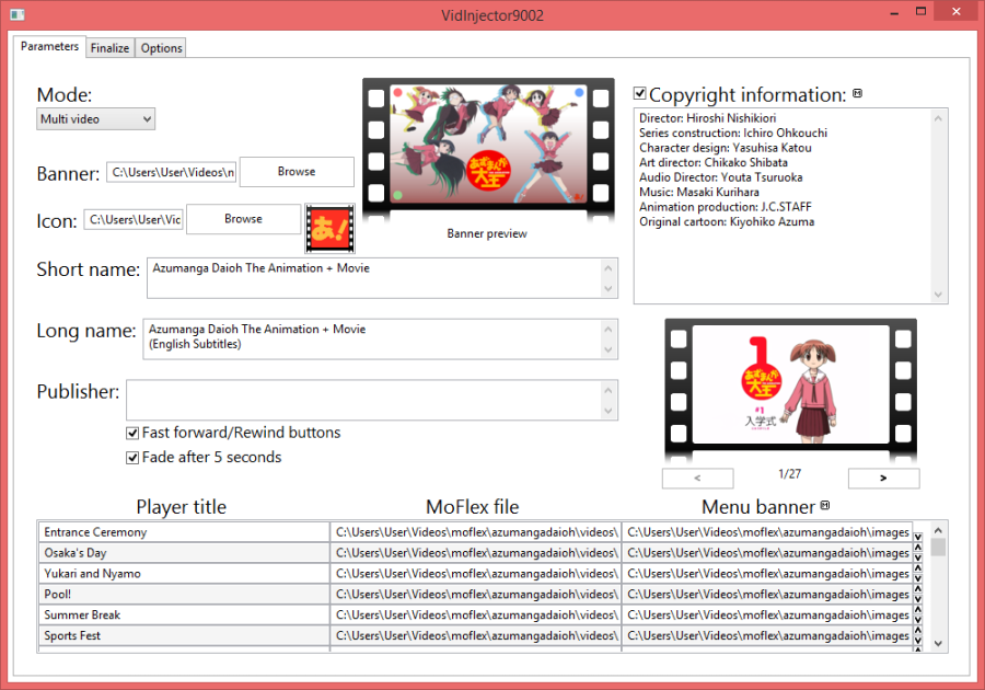 Windows 8.1 light mode with populated parameters