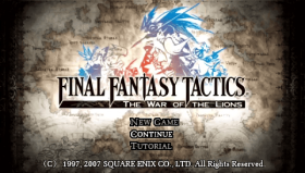 Final Fantasy Tactics - War of the Lions Tweak