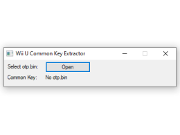 Wii U Common Key Extractor