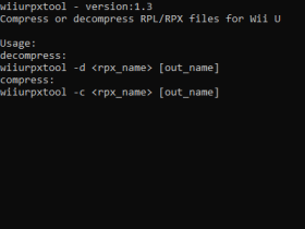 WiiU RPXTool