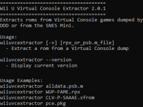 Wii U VC Extractor