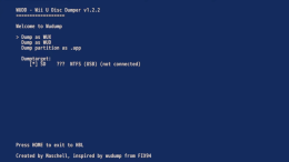 WUDD - Wii U Disc Dumper