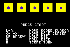 Yahtzee for GBA