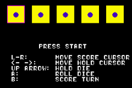 Yahtzee for GBA