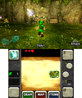 Zelda Ocarina of Time 3D - No Navi Text