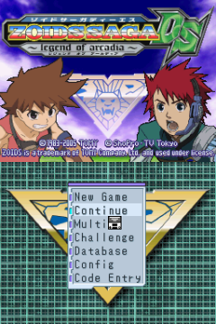 Zoids Saga DS English Translation